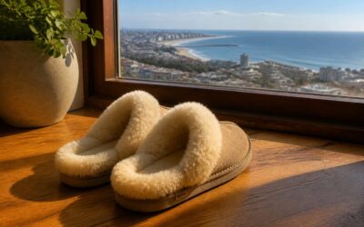 Sheepskin indoor slippers Port Elizabeth, the warm, comfortable choice.